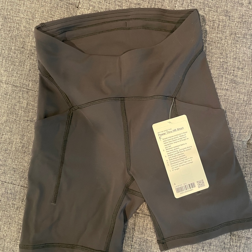 Power through HR short 6” lululemon